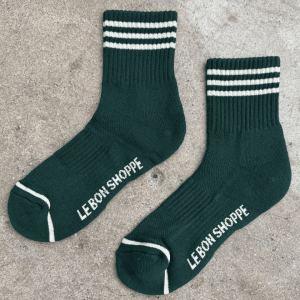 Girlfriend Socks, Hunter Green